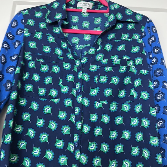 Express pattern printed signature long sleeve portofino - Picture 3 of 4